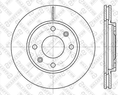 Stellox 6020-9918V-SX - Brake Disc autospares.lv