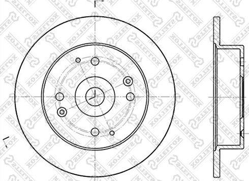 Stellox 6020-9939-SX - Brake Disc autospares.lv