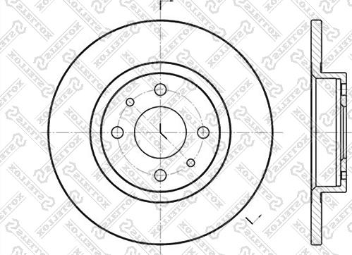 Stellox 6020-9932-SX - Brake Disc autospares.lv