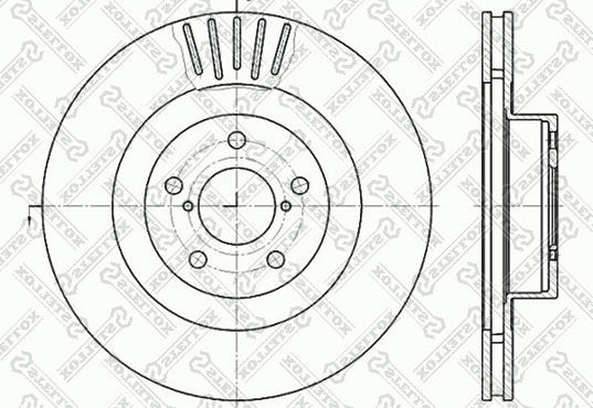 Rotinger RT 2828HP-GL T2 - Brake Disc autospares.lv