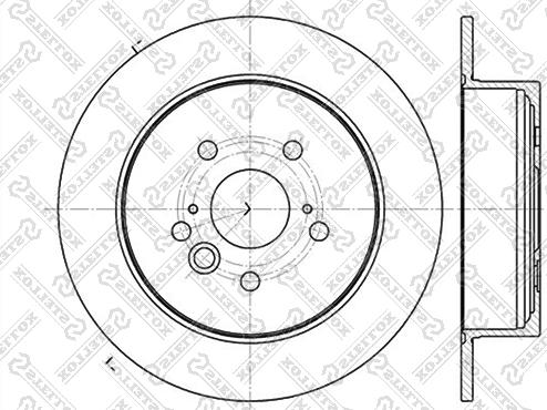 ABEX BD1194S - Brake Disc autospares.lv