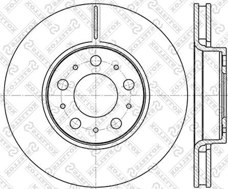 Stellox 6020-4841V-SX - Brake Disc autospares.lv