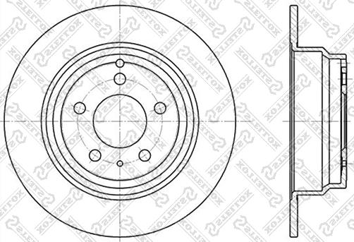 Stellox 6020-4833-SX - Brake Disc autospares.lv