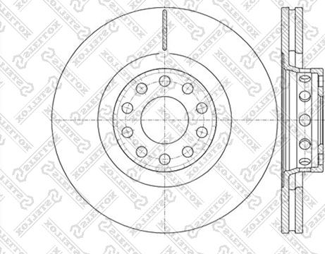 Stellox 6020-4791V-SX - Brake Disc autospares.lv