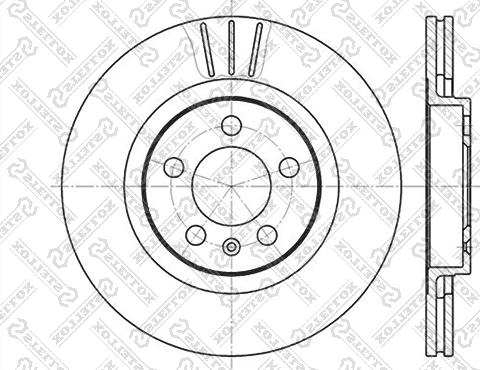 Stellox 6020-4759V-SX - Brake Disc autospares.lv