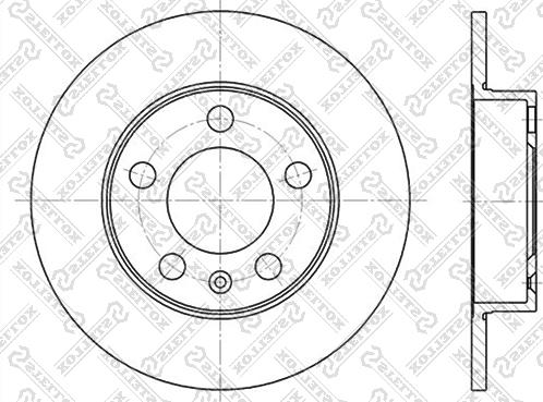 Stellox 6020-4761-SX - Brake Disc autospares.lv