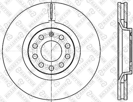 Stellox 6020-47107V-SX - Brake Disc autospares.lv