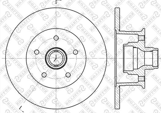 Stellox 6020-4720-SX - Brake Disc autospares.lv