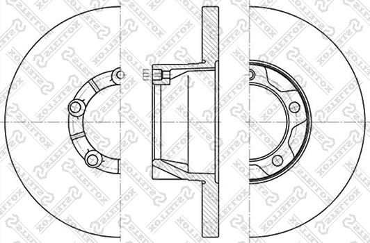 Stellox 6020-4721-SX - Brake Disc autospares.lv