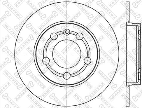 Stellox 6020-4779-SX - Brake Disc autospares.lv