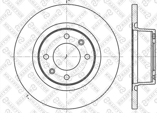 Stellox 6020-1930-SX - Brake Disc autospares.lv