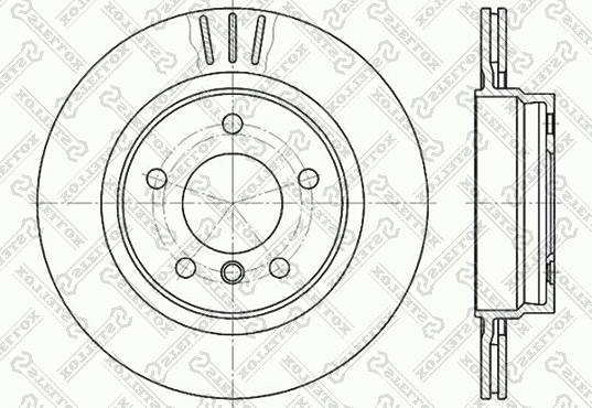 Stellox 6020-1541V-SX - Brake Disc autospares.lv