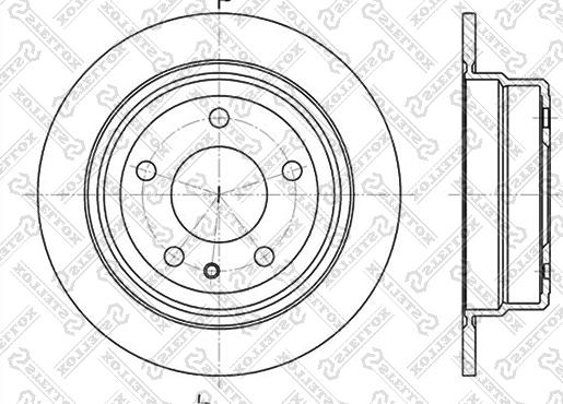 Stellox 6020-1514-SX - Brake Disc autospares.lv