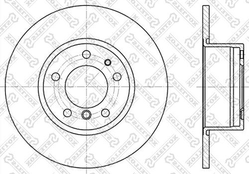 Stellox 6020-1518-SX - Brake Disc autospares.lv