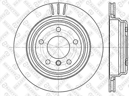 Stellox 6020-1539V-SX - Brake Disc autospares.lv