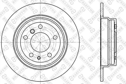 Stellox 6020-1520-SX - Brake Disc autospares.lv