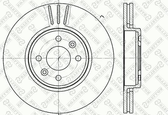 Eurobrake 5815203998 - Brake Disc autospares.lv