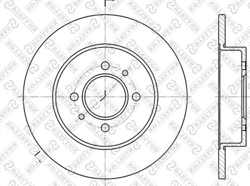 Stellox 6020-3914-SX - Brake Disc autospares.lv