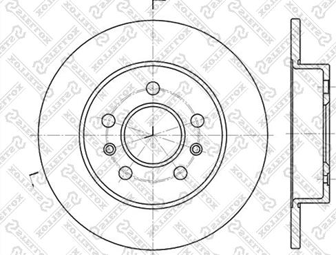 Stellox 6020-3915-SX - Brake Disc autospares.lv