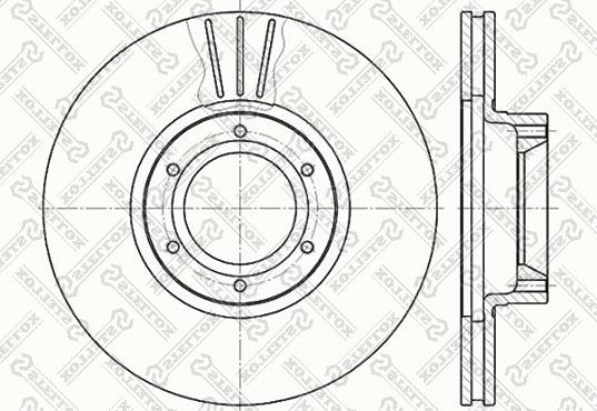 Stellox 6020-3920V-SX - Brake Disc autospares.lv