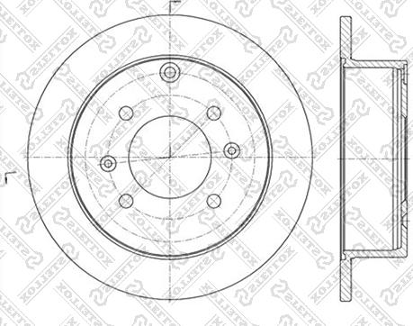 Stellox 6020-3412-SX - Brake Disc autospares.lv