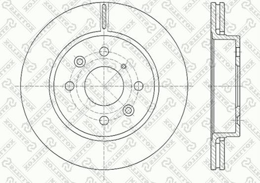 Stellox 6020-3501V-SX - Brake Disc autospares.lv