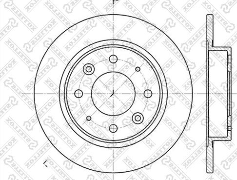 Stellox 6020-3503-SX - Brake Disc autospares.lv