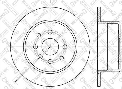 Stellox 6020-3619-SX - Brake Disc autospares.lv