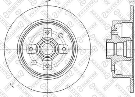 Stellox 6020-3616-SX - Brake Disc autospares.lv