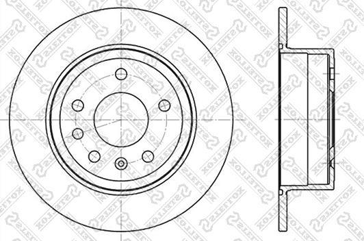 Stellox 6020-3610-SX - Brake Disc autospares.lv