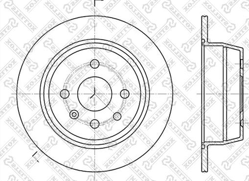 Stellox 6020-3618-SX - Brake Disc autospares.lv