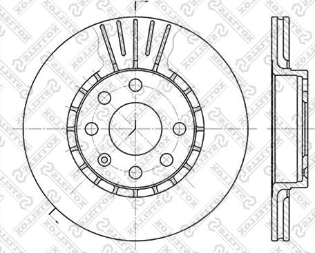 BOSCH 986478240 - Brake Disc autospares.lv