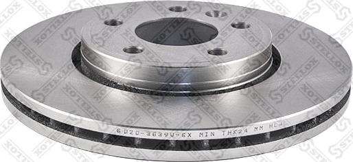 Stellox 6020-3639V-SX - Brake Disc autospares.lv