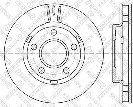 Stellox 6020-3634V-SX - Brake Disc autospares.lv