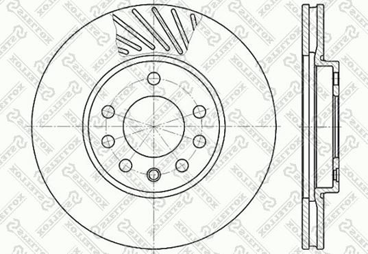 Stellox 6020-3630V-SX - Brake Disc autospares.lv