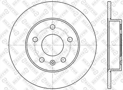 Stellox 6020-3631-SX - Brake Disc autospares.lv