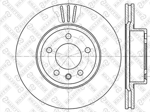 Stellox 6020-3620V-SX - Brake Disc autospares.lv