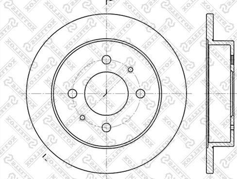 Stellox 6020-3031-SX - Brake Disc autospares.lv