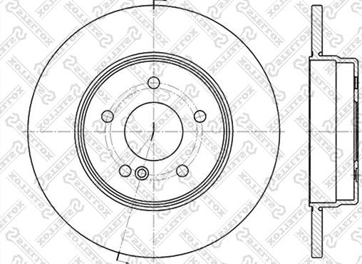 Stellox 6020-3340-SX - Brake Disc autospares.lv