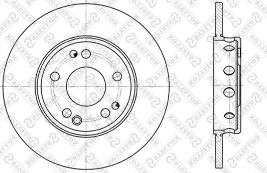 Stellox 6020-3606-SX - Brake Disc autospares.lv