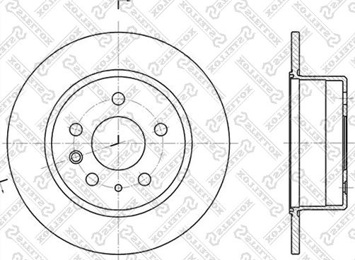 Stellox 6020-3305-SX - Brake Disc autospares.lv