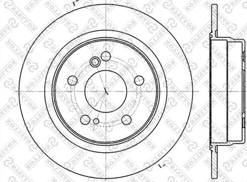 Stellox 6020-3326-SX - Brake Disc autospares.lv