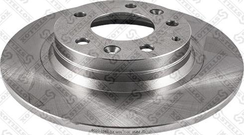 Stellox 6020-3246-SX - Brake Disc autospares.lv