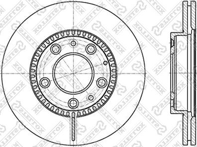 Stellox 6020-3241V-SX - Brake Disc autospares.lv