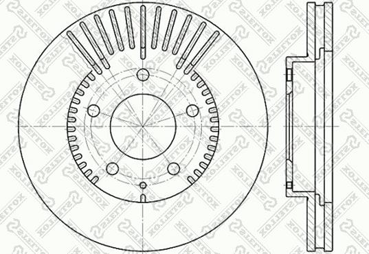 Stellox 6020-3254V-SX - Brake Disc autospares.lv