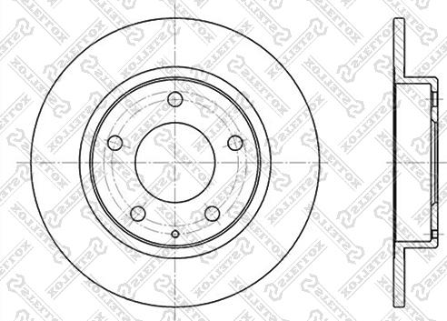 Stellox 6020-3228-SX - Brake Disc autospares.lv