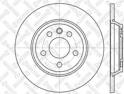 Stellox 6020-2552-SX - Brake Disc autospares.lv