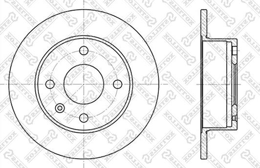 Stellox 6020-2513-SX - Brake Disc autospares.lv