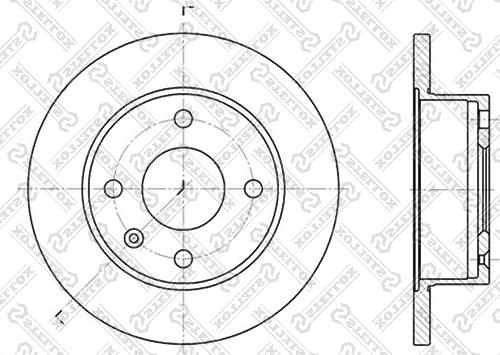 Stellox 6020-2512-SX - Brake Disc autospares.lv