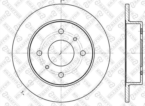 Stellox 6020-2229-SX - Brake Disc autospares.lv